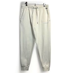 Sonneti London Joggers Men XL Cream Beige Fleece Lined Streetwear Sweatpants